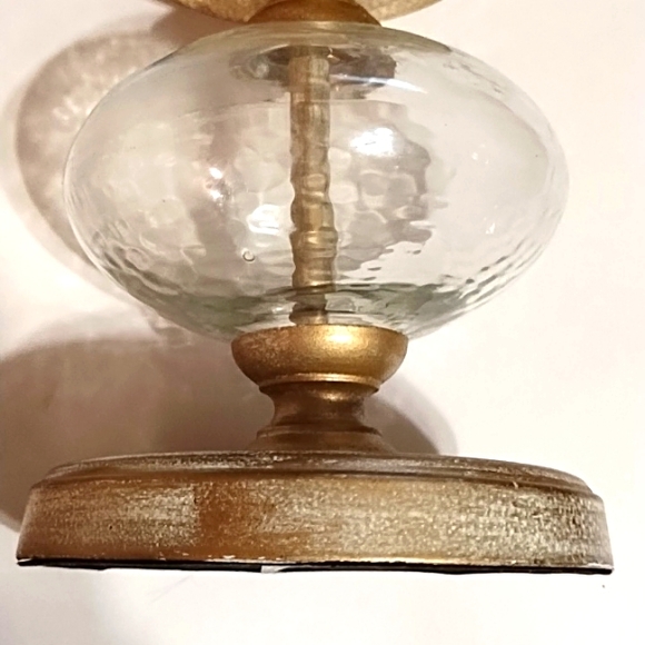 Pier 1 Bubble Glass & Metal Candle Holder - Picture 9 of 9